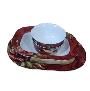 *222 Fifth 4 Piece Belize Design Serving Set